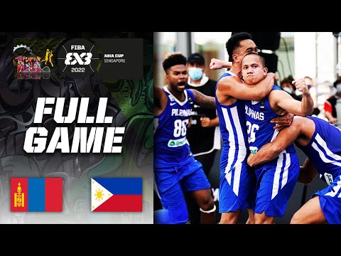 Mongolia v Philippines | Men Quarter-Final | Full Game | FIBA 3x3 Asia Cup 2022