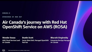 AWS re:Invent 2023 - Air Canada’s journey with Red Hat OpenShift Service on AWS (ROSA) (CON101)