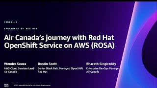 AWS re:Invent 2023 - Air Canada’s journey with Red Hat OpenShift Service on AWS (ROSA) (CON101)