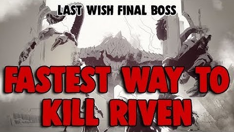 Fastest Way to Kill Riven [8 Seconds to Final Stand] | Last Wish Raid | Destiny 2