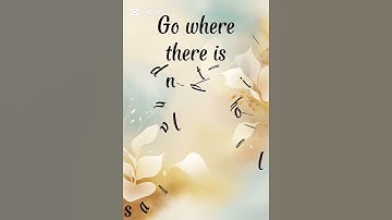 Go where there is no path and leave your own trail
