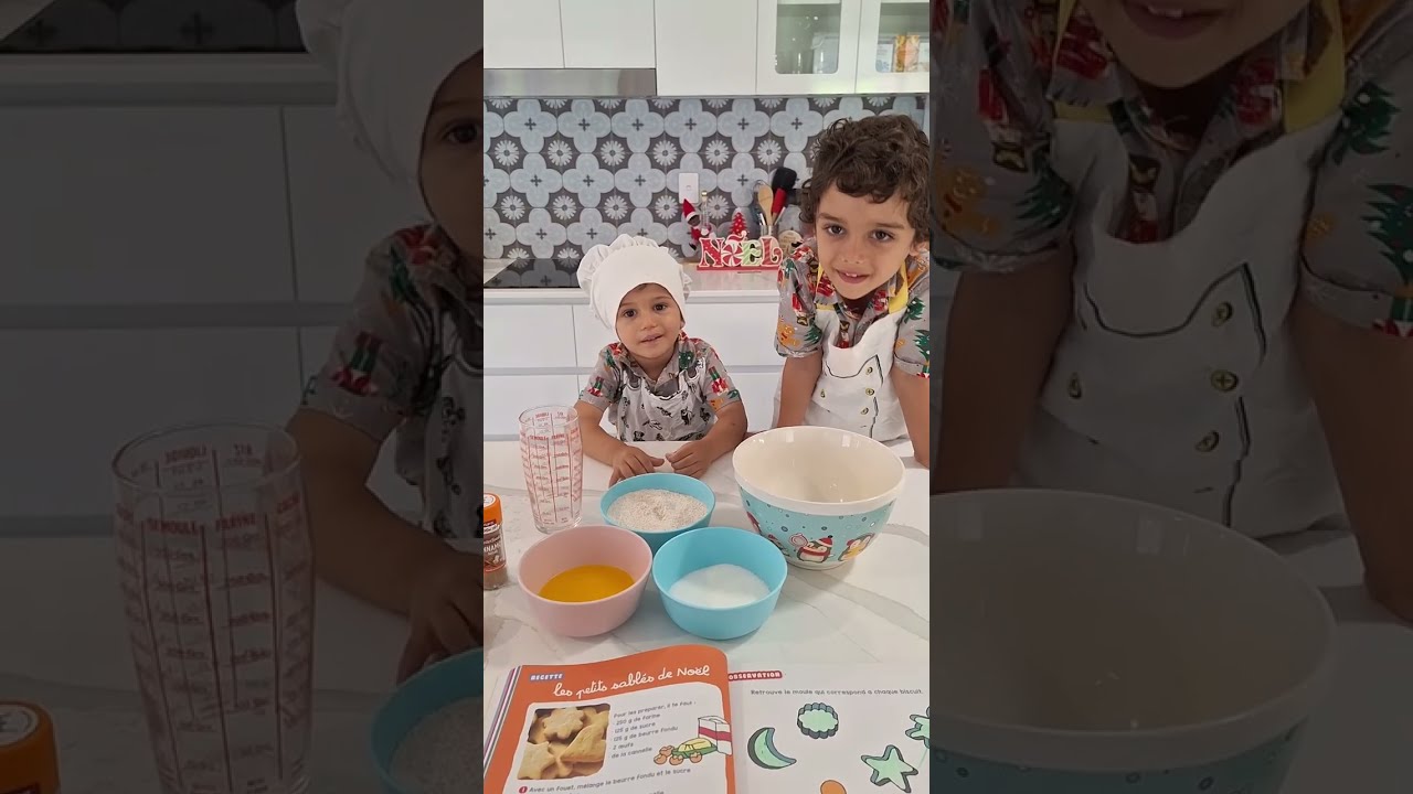 Recette de Biscuits de Noel avec Matheo & Noah YouTube