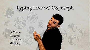 Typing Live w/ CS Joseph | Discover Assessment Giveaway winner #1