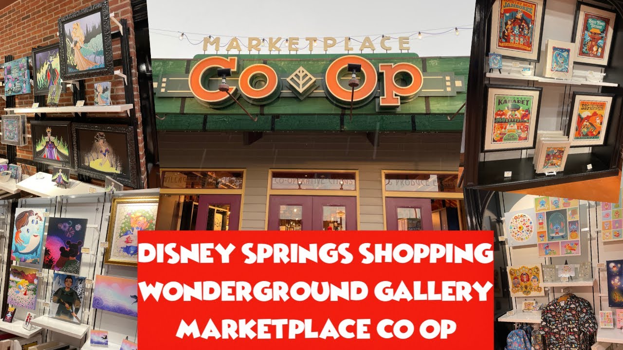 Marketplace CoOp Disney WONDERGROUND GALLERY Disney Art at Disney