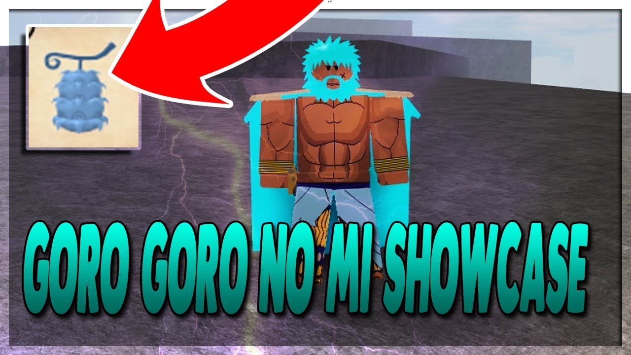 SHOWCASE da GORO GORO NO MI do GRAND PIECE! TODOS os DETALHES da FRUTA! [GPO]  🤩 