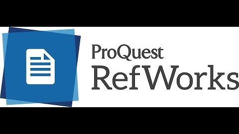 Creating References and Adding Documents Within RefWorks