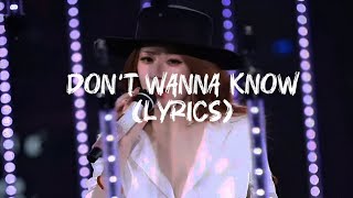 Zhao Lusi 《Don't Wanna Know》Stage Performance With Lyrics.
