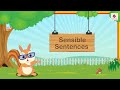 Understanding & Creating Sensible Sentences | Grammar Grade 1 | Periwinkle