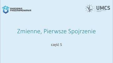 Podstawy programowania - Wykład 1. Wprowadzenie i pierwszy program, część 5