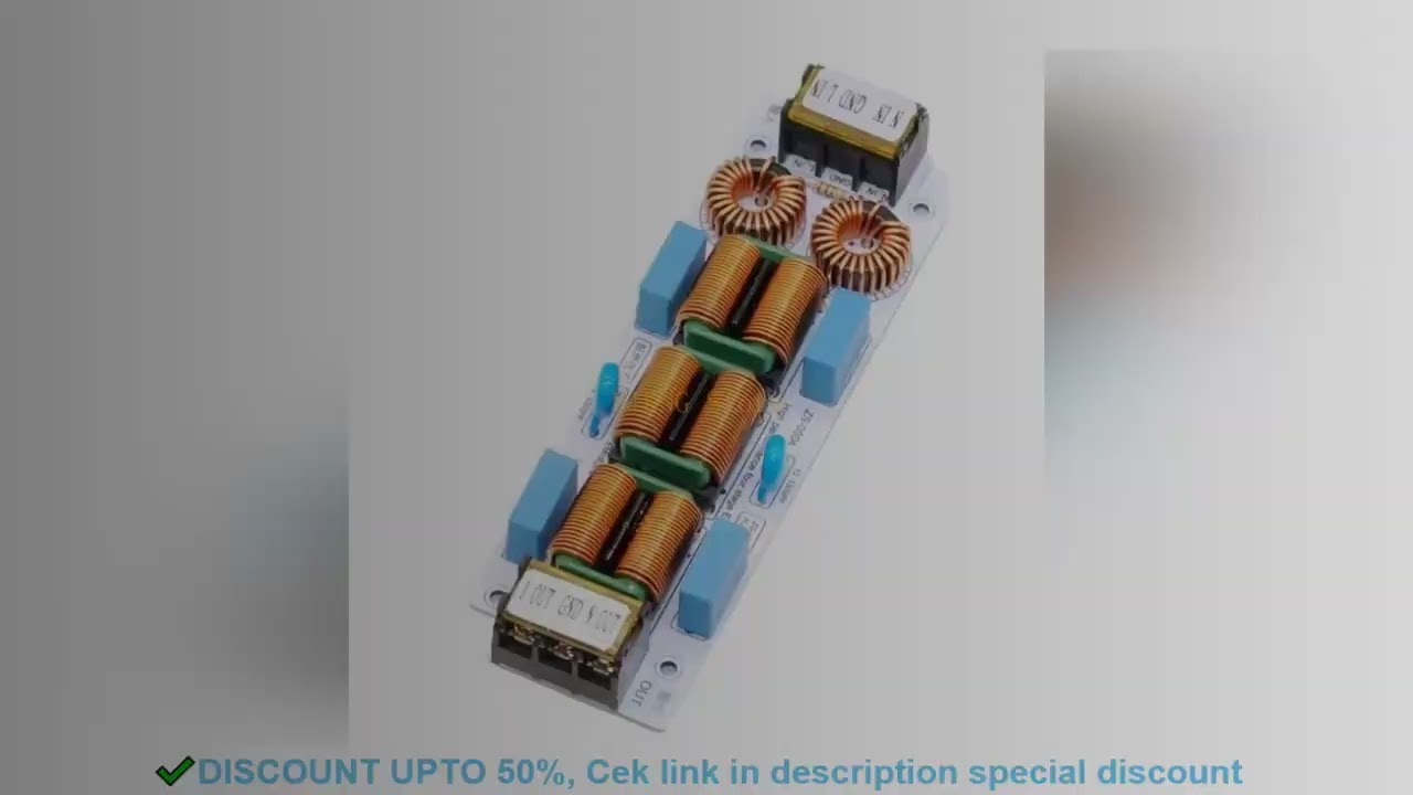 Electromagnetic Interference Filter 4 Stage Suppression AC110-250V best sale