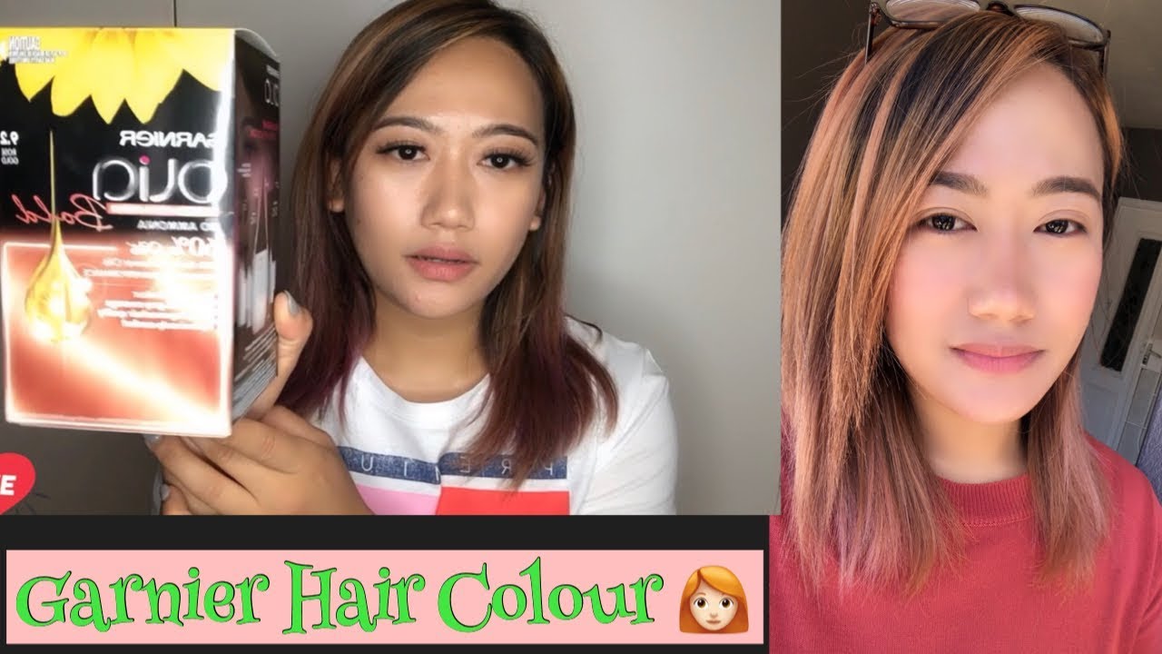 Hair Colour = Garnier Olia Bold (9.2 Rose Gold). 