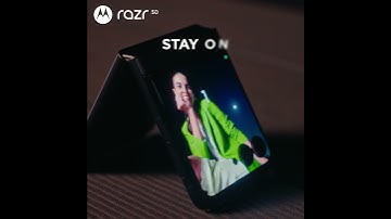 Sync your AOD design with your lock screen so they both match with #MotorolaRazr50