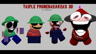 Triple Phonebreakers but i made it 3d