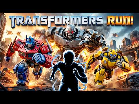 4K 🤖 TRANSFORMERS RUN! | ESCAPE MEGATRON | Immersive Interactive Warm Up | FULL #76