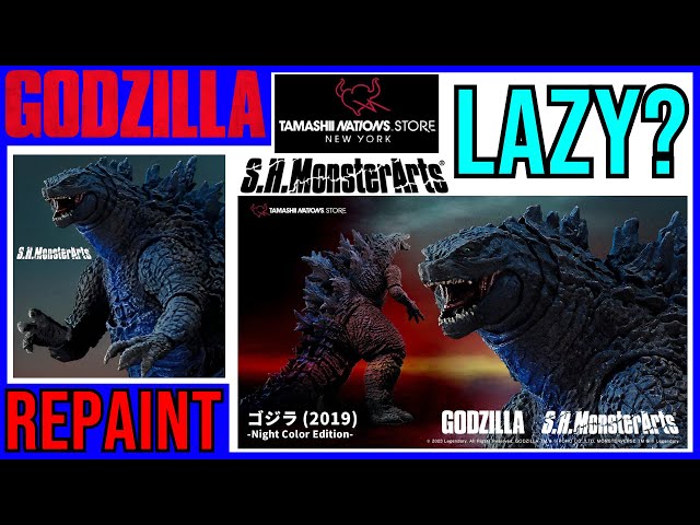 NEW S.H.MonsterArts Godzilla 2019 Night Color Edition!