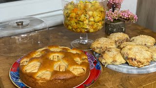 ÇAYIN YANINA EN ÇOK YAKIŞANLAR!! | ELMALI KEK , PATATES SALATASI VE KUBBE BÖREK