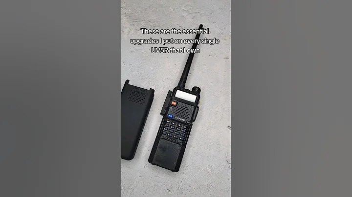 UV5R Essential Upgrades #shorts #baofeng #uv5r #hamradio #radio #milsim