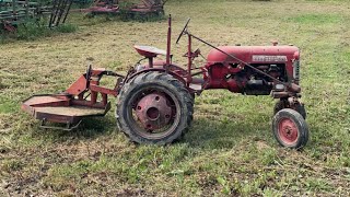 Almost The Only One On YouTube: Farmall Cub/Woods F42 Fast Hitch Mower