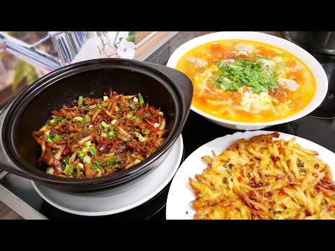 CÁ CƠM KHO TIÊU / CÁ CƠM CHIÊN GIÒN và Canh Cà Chua nấu Trứng - Cơm thường ngày by Vanh Khuyen