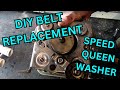 How To Replace The Belt On Your Washer Speed Queen Washing Machine