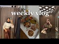 Weekly vlog organising my home shopping new coats movie review brunch with the girls