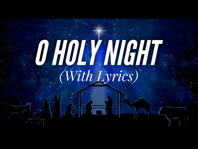 Christmas Song lyrics. Oh Holy Night # #acapella #lyrics #simplepianot