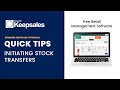 Sumundi keepsales tutorials  p4 how to initiate stock transfers on keepsales