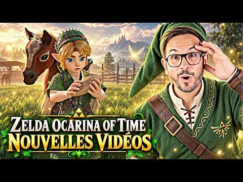 ZELDA OCARINA OF TIME 😍 NEW VIDEOS revealed by NINTENDO (Dungeons, Weapons, Tribes, Locations...)