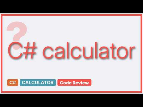 C# WPF Simple Calculator (4 Solutions!!)