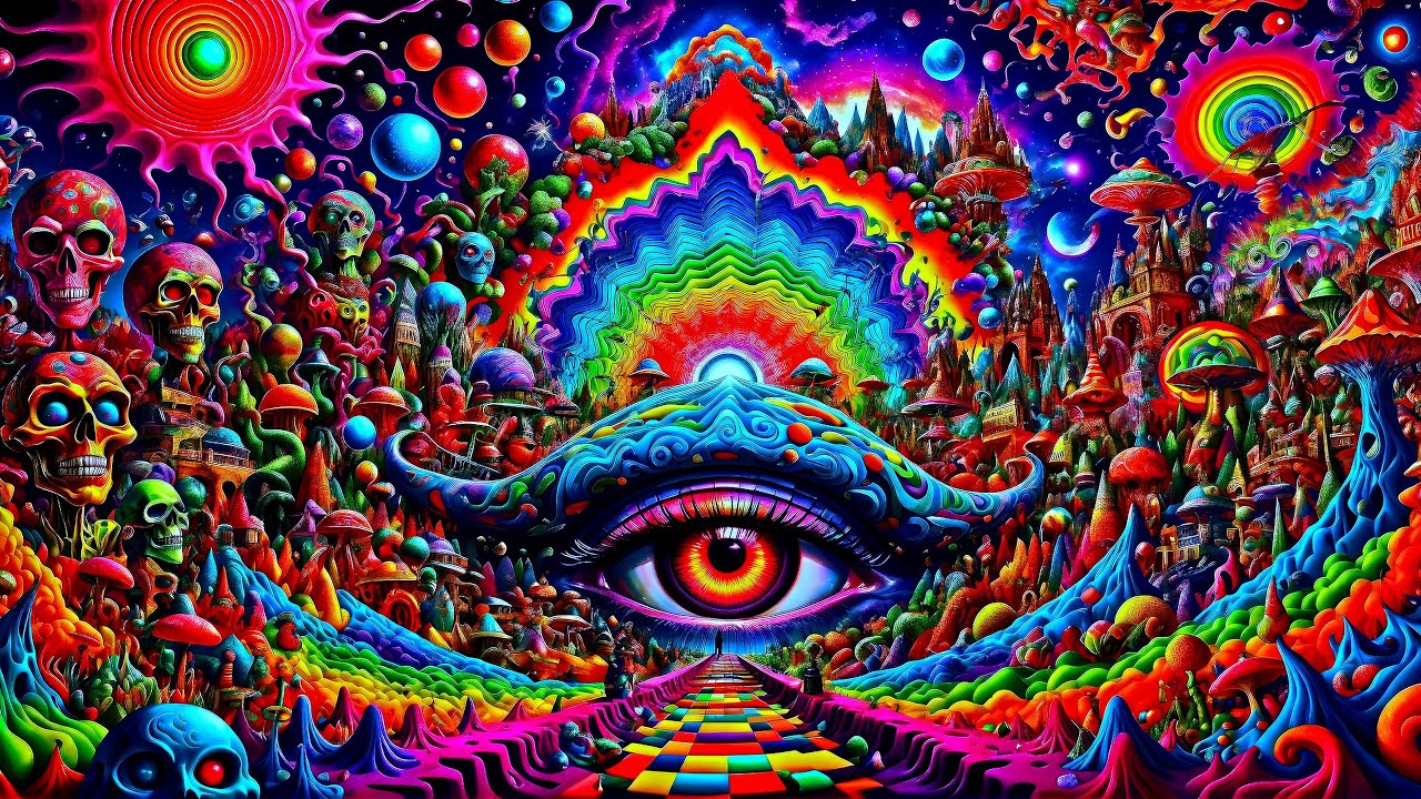 Classic Psychedelic AI Visuals - Crafted With Love - YouTube