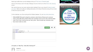 SQL Prep - Daily Challenge #7