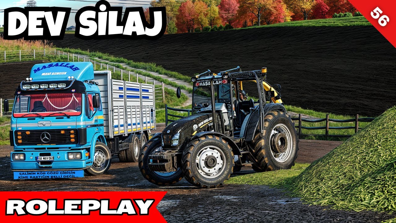 KÖYLÜ SİLAJA BAŞLADI, SİLAJ BİÇİMİ | FS 22 GERÇEK HAYAT | MEDRP SİVAS | S5 B56