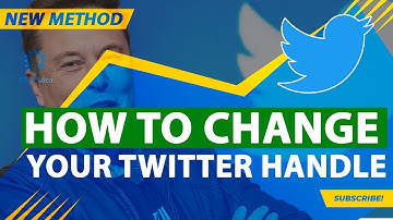 How To Change Your Twitter Handle 2025 [New Method]