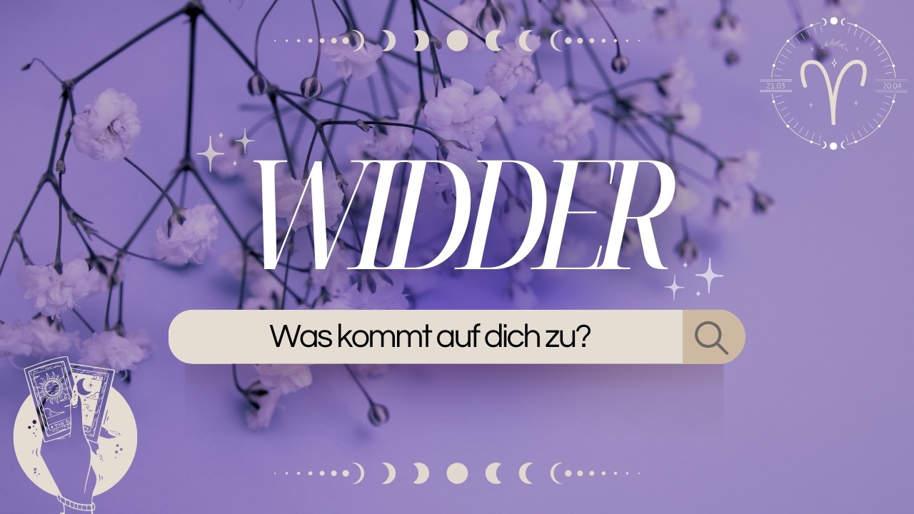 WIDDER ♈ Du trägst zu viel I März 2026