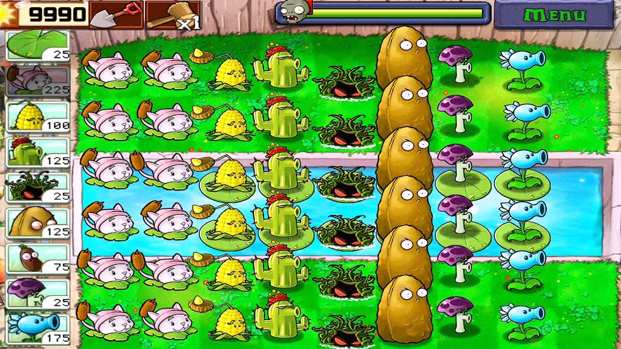 Plants vs Zombies • Last Stand Endless • Cattail vs Zombies • Full Walkthrough HD [ 1080p ]