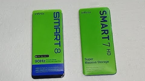 infinix smart 7HD vs infinix smart 8 : speed test