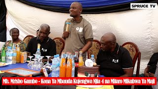 Mh Mrisho Gambo - Kona Ya Mbauda Kujengwa Njia 4 na Mitaro Mikubwa ya Maji -  Mbunge Wa  Arusha