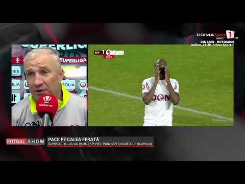 Remarcatul lui Dan Petrescu în Rapid - CFR: ”A fost foarte greu de marcat”