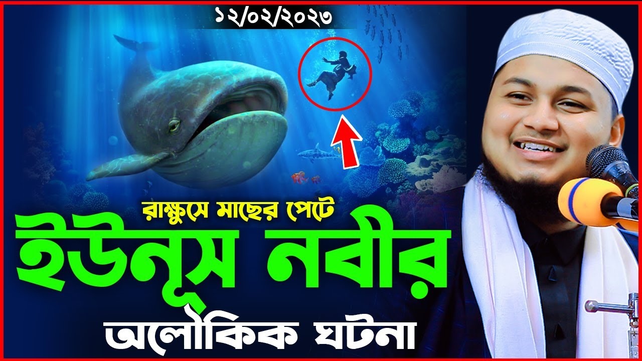 মাছের পেটে ইউনুস নবীর ঘটনা।  জুনায়েদ আল হাবিব কুমিল্লা। Story of Prophet Yonus (A)