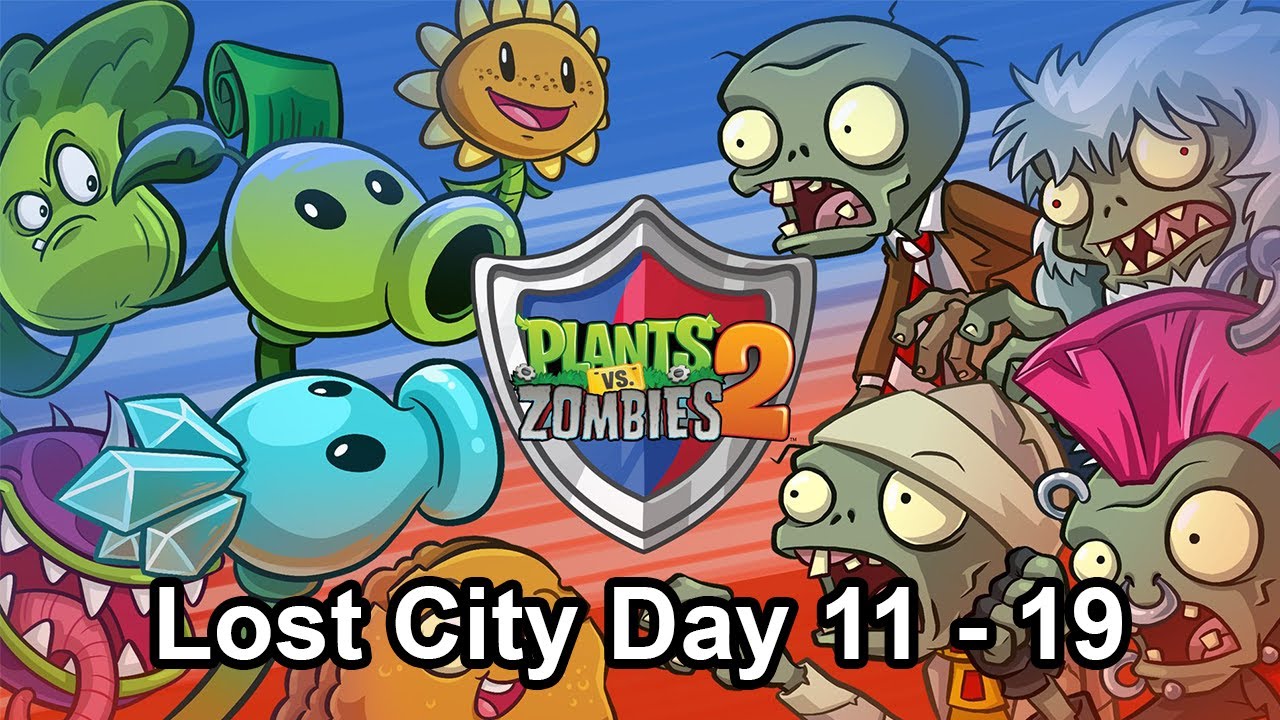 Another FREE Plant! - Plants vs Zombies 2 Lost City Day 11 - 19 - YouTube