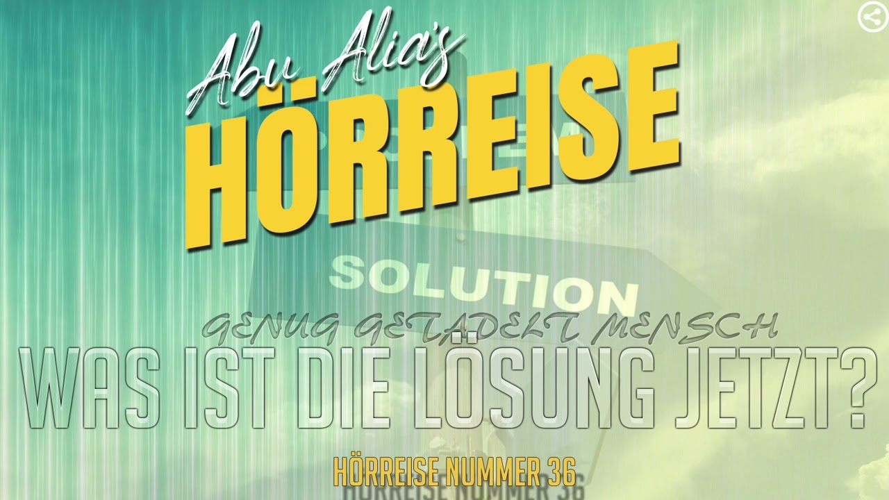 Hörreise 36 - Genug getadelt, was ist die Lösung?