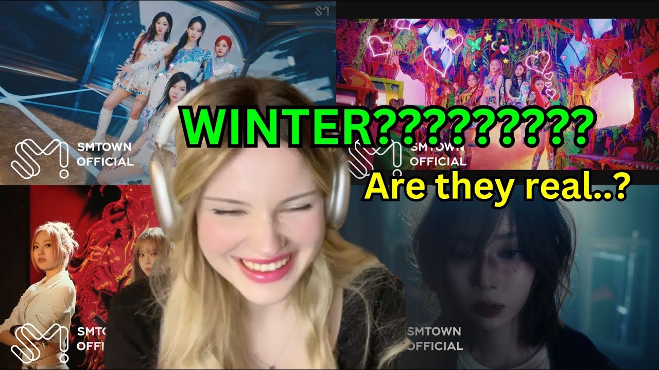 Reacting to AESPA | Black Mamba, Next Level, Girls, I'M THE DRAMA - WINTER