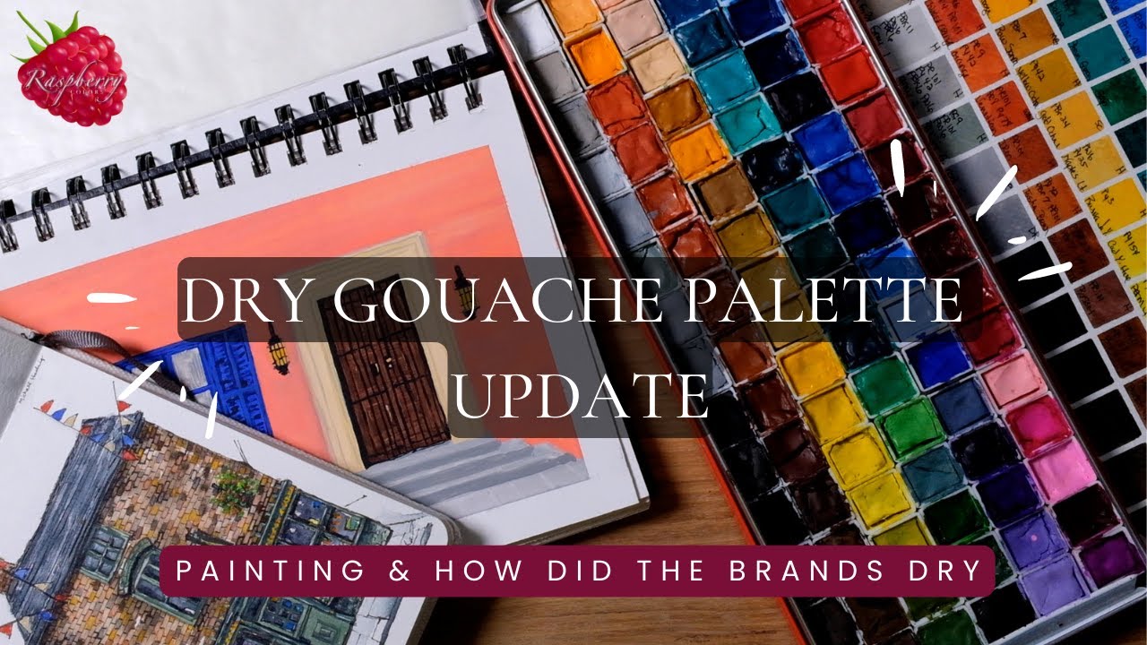 Gouache Dry Palette Update & Painting, do they work?