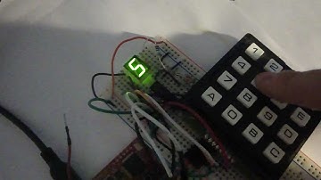 Launchpad Demo 7-segment & matrix-keyboard
