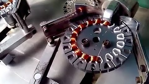 Automatic Ceiling Fan Motor Winding Video