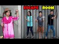 ESCAPE ROOM | Moms during summers | Family Comedy Challenge | Aayu and Pihu Show