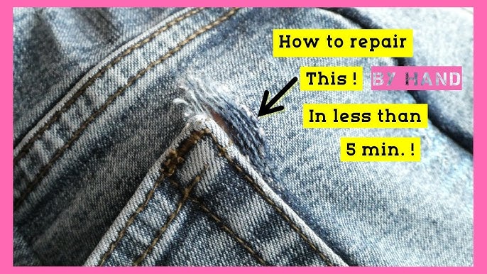 How to Fix a Hole in Your Pants Without Sewing » Little House on Laurel