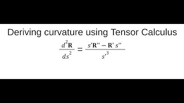 Deriving a Tensor Equation for Curvature.