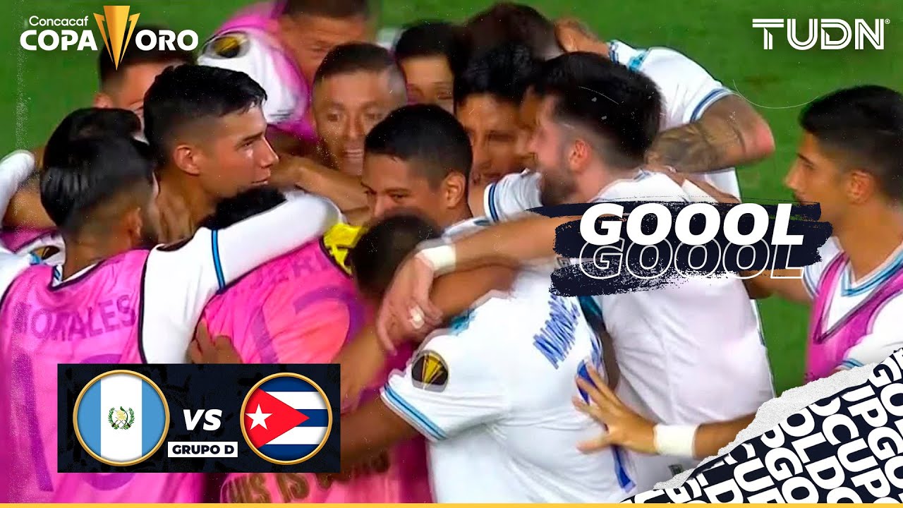 Goal and Highlights Guatemala 1-0 Cuba in Gold Cup 06/27/2023