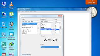 How to window 7 notepad alphapat size big 100% work screenshot 5